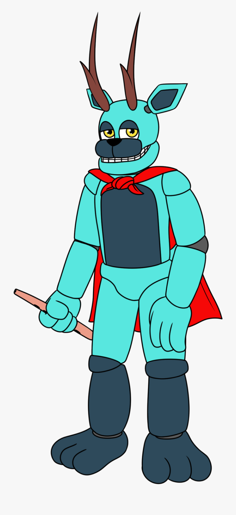 My First Fnaf Oc Dave The Deer In All His Glory - Cartoon, Transparent Clipart