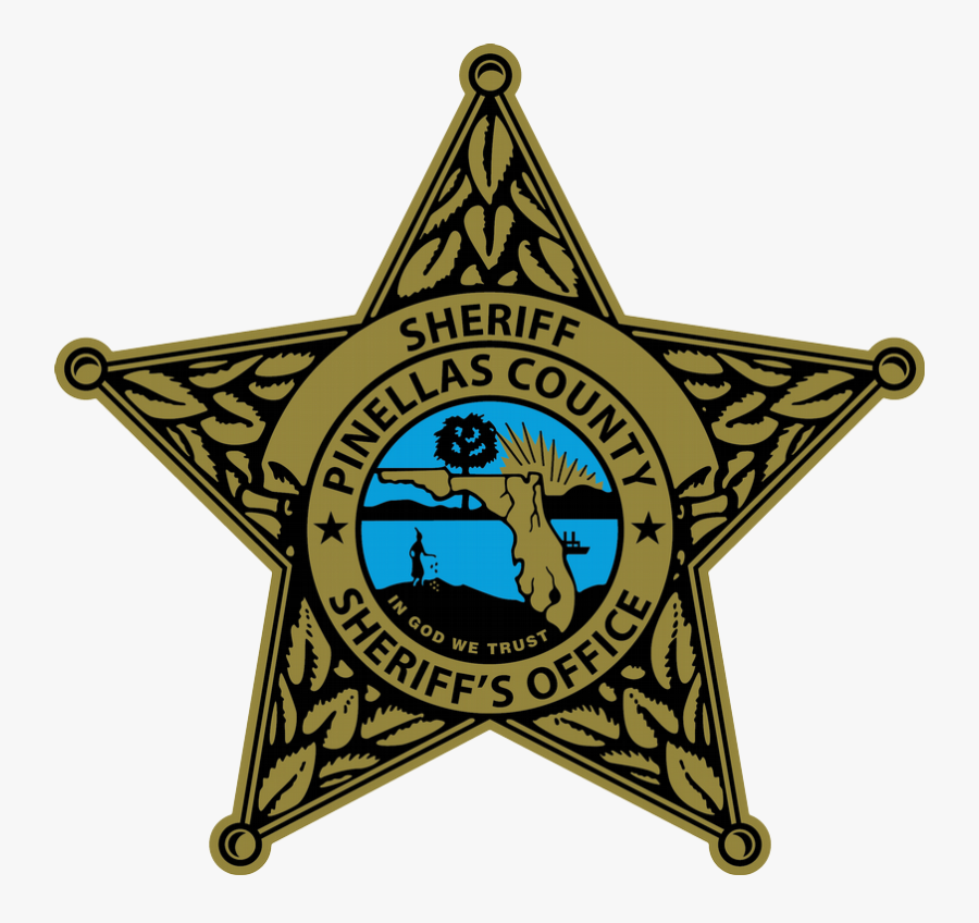 Pinellas County Sheriff Logo, Transparent Clipart
