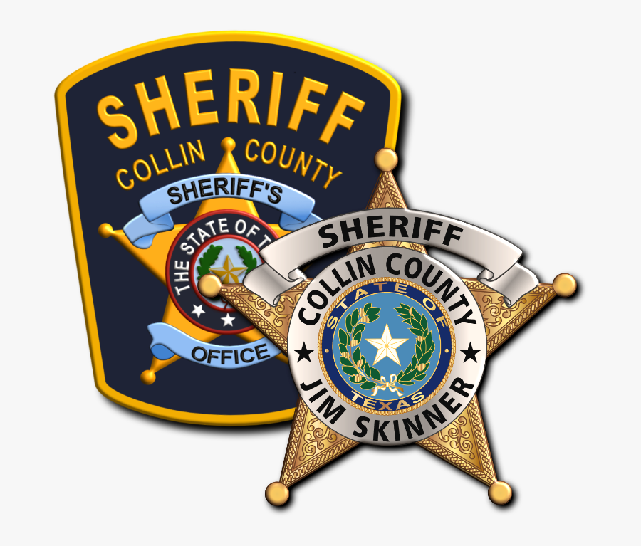 Collin County Sheriff's Office Badge, Transparent Clipart