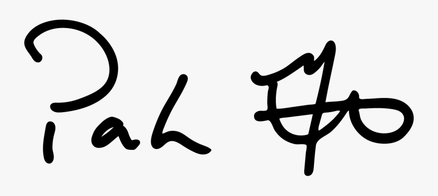 Pg Signature, Transparent Clipart
