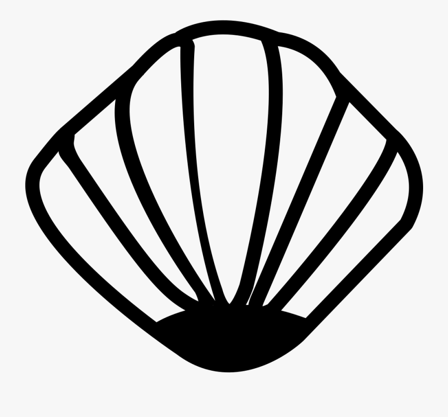 Clam Shell - Mollusc Icon, Transparent Clipart