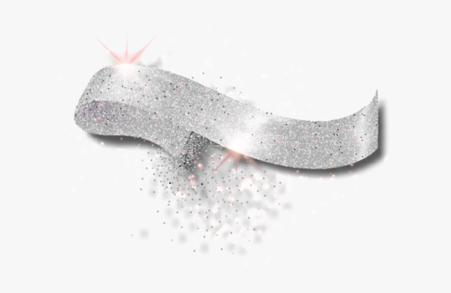 #banner #label #tag #silverglitter #glitter #silver - Manduca Sexta, Transparent Clipart