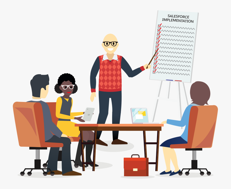 Transparent Child Setting The Table Clipart - Presentation Meeting Vector, Transparent Clipart