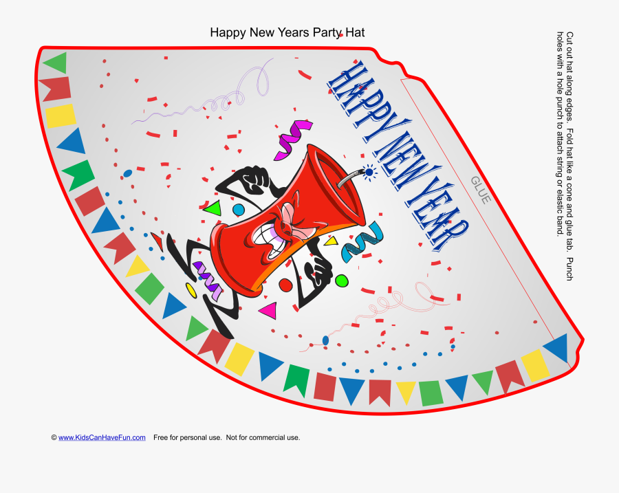 New Years Eve Hat Clip Art, Transparent Clipart