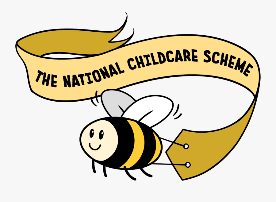 Bee Banner National Childcare Scheme - National Childcare Scheme, Transparent Clipart
