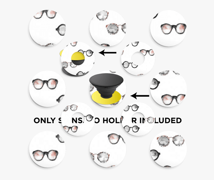 Sunny Day Skin Phone Holder - Circle, Transparent Clipart