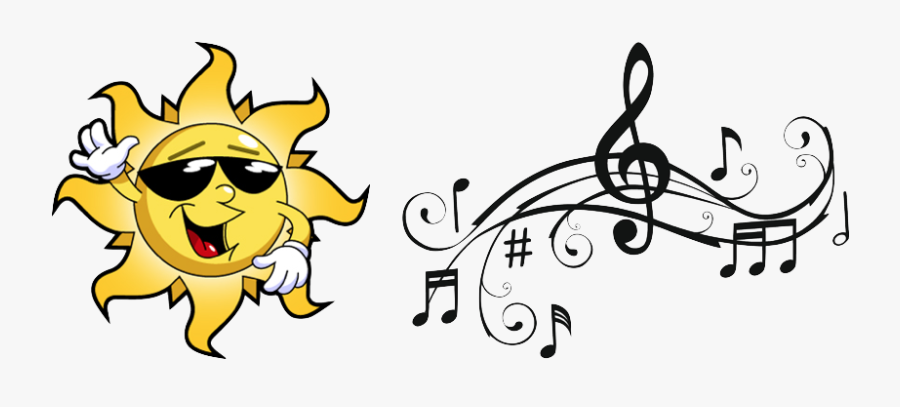 Music Notes Black And White Png, Transparent Clipart