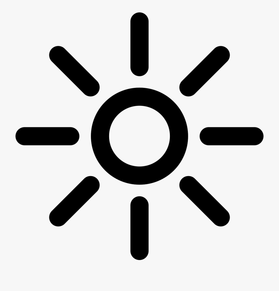 Sunny Day - Light Sensor Vector, Transparent Clipart