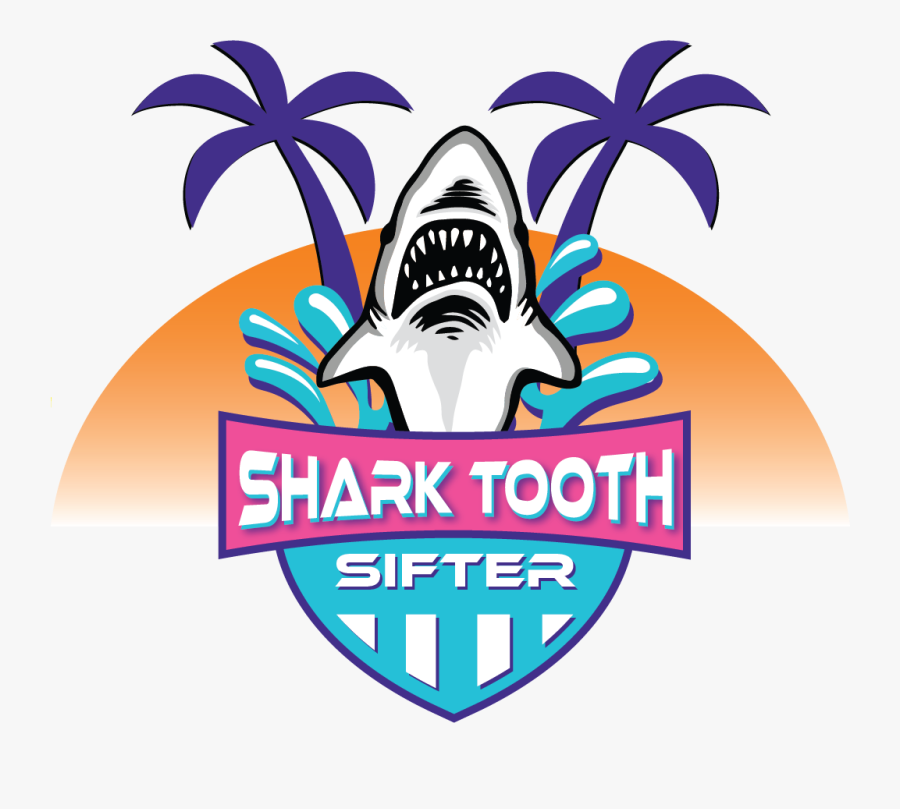 Shark Tooth Sifter - Logo Of Shark Tooth, Transparent Clipart
