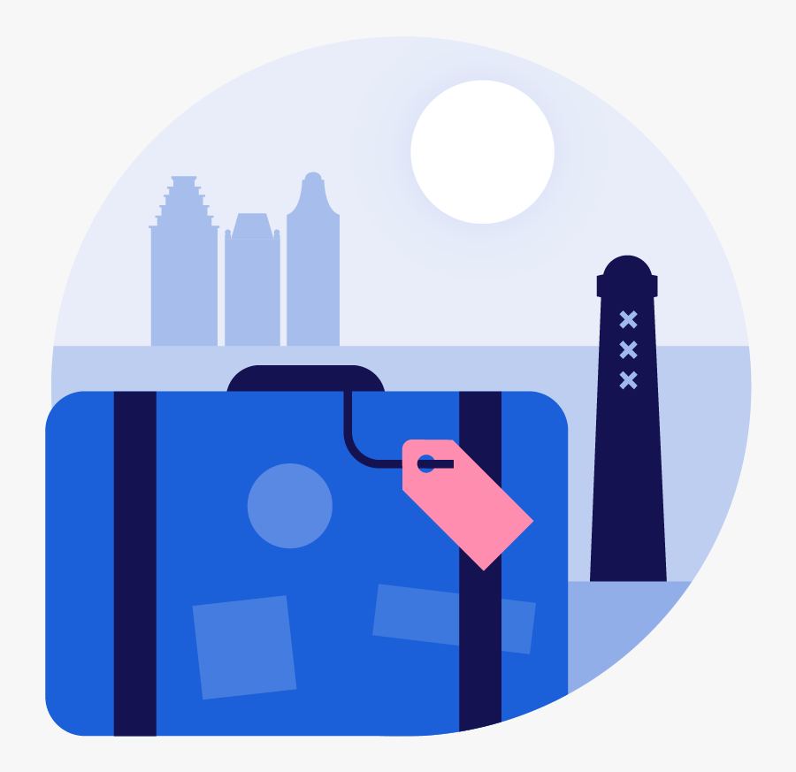 A Day In Amsterdam, Transparent Clipart