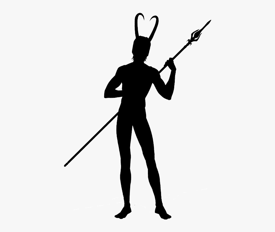 Loki Silhouette Thor Spider-man Marvel Cinematic Universe - Loki, Transparent Clipart