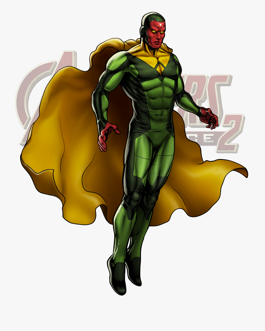 Avengers Alliance Vision Png, Transparent Clipart