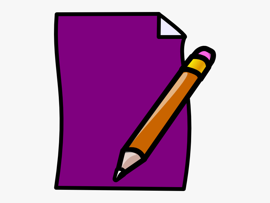 Transparent Paper Clips Clipart - Pencil And Paper Clipart Png, Transparent Clipart