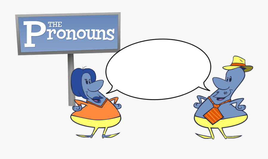 Pronoun Clipart - Nouns & Pronouns Cliparts, Transparent Clipart
