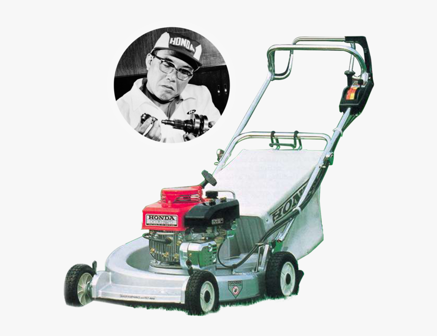 Old Honda Lawn Mower, Transparent Clipart
