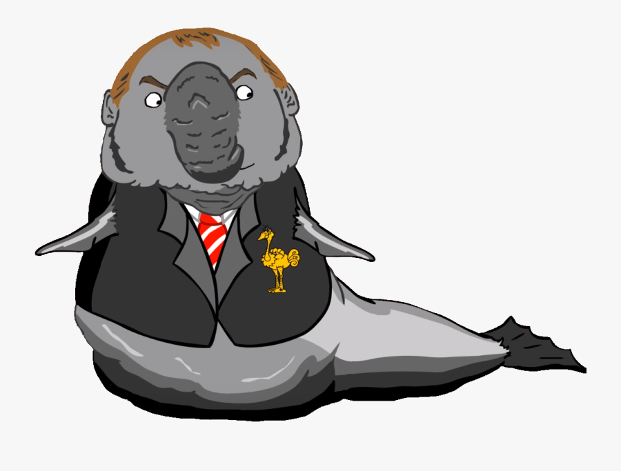 As An Elephant Seal - Brendan Rodgers Elephant Seal, Transparent Clipart