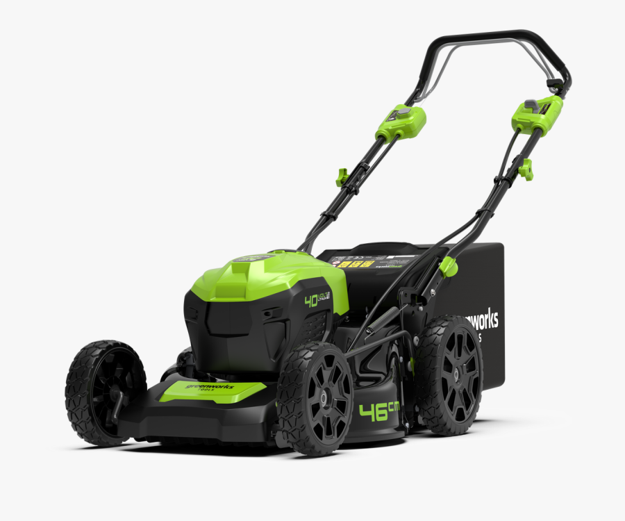 Greenworks Lawn Mower - Greenworks 46, Transparent Clipart