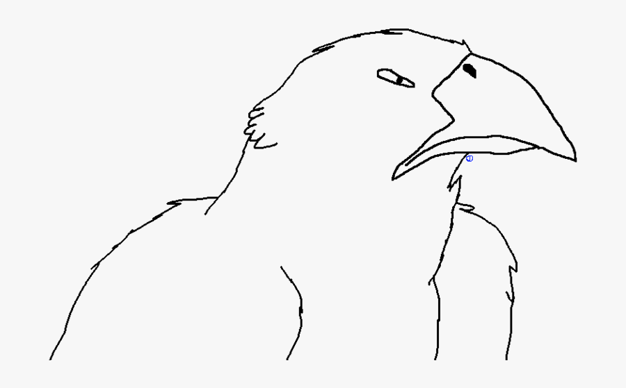 Golden Eagle Digital Outline By Shortwinger On Clipart - Outline Picture Of A Beak, Transparent Clipart