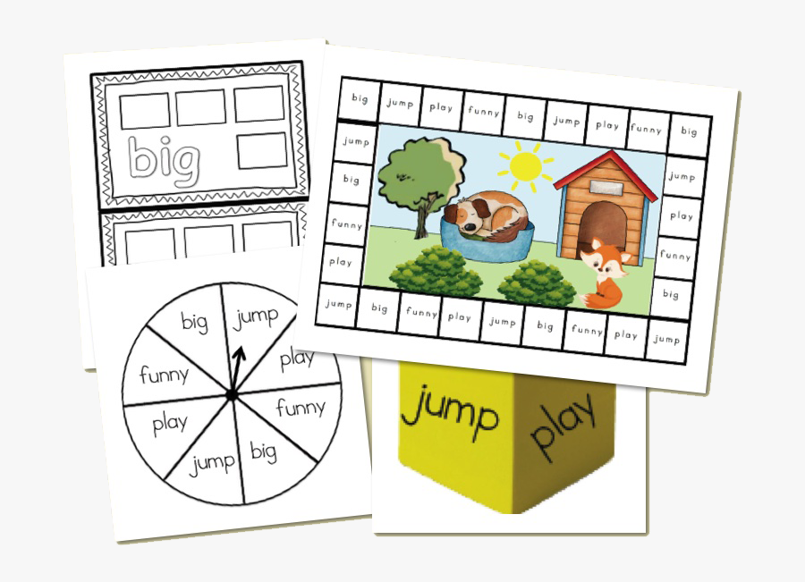 Clifford Sight Word Games - Cartoon, Transparent Clipart