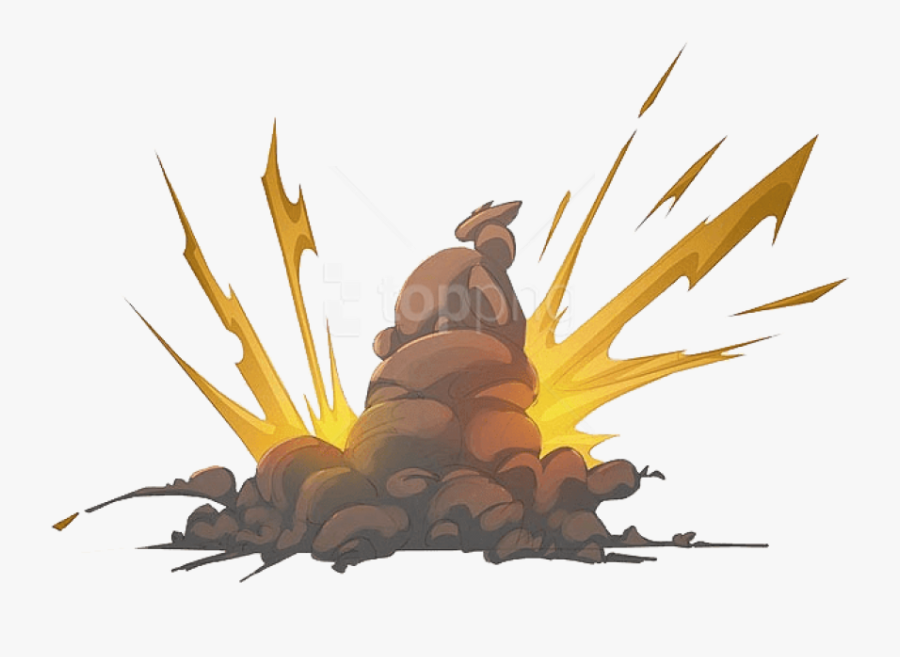 Explosion Clipart Png - Cartoon Explosion Transparent Background, Transparent Clipart