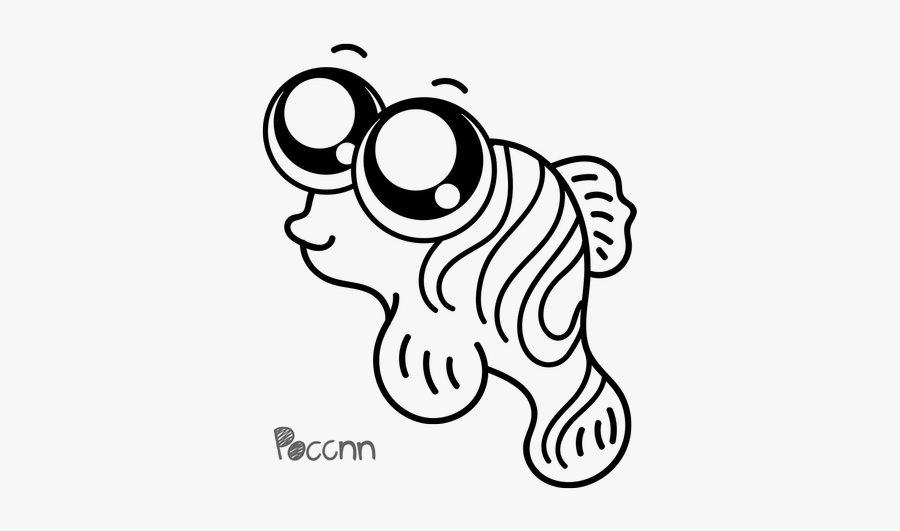 Blowfish Lineart - Cartoon, Transparent Clipart
