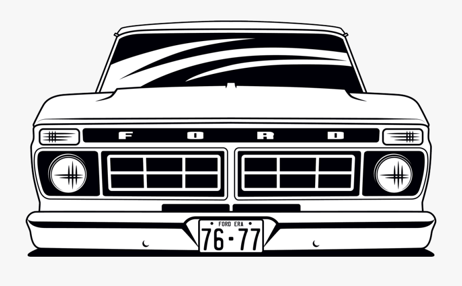 1976 Ford Truck Clipart, Transparent Clipart