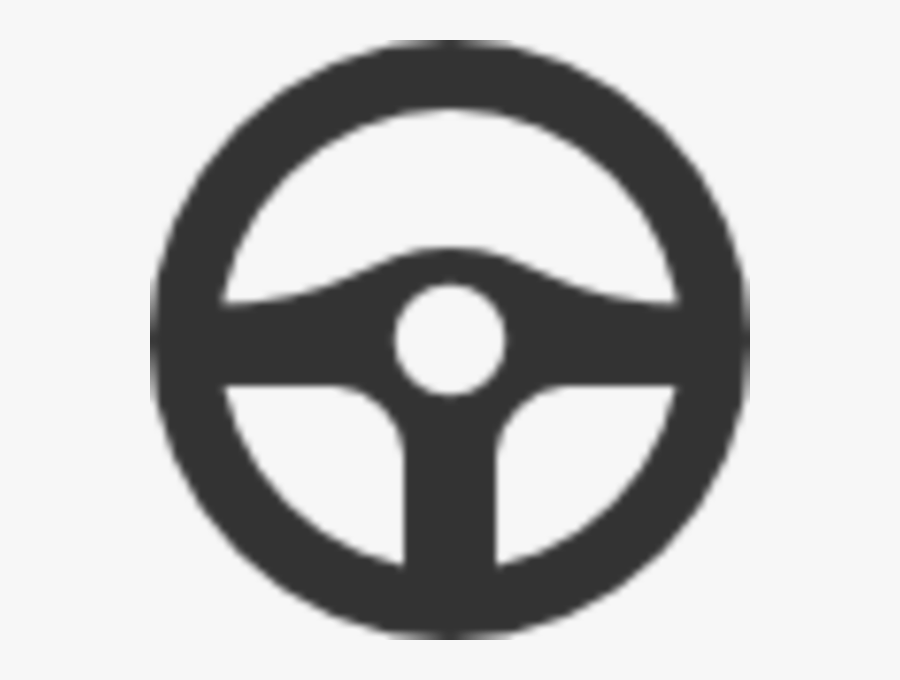 Steering Wheel - Orange Steering Wheel Icon, Transparent Clipart