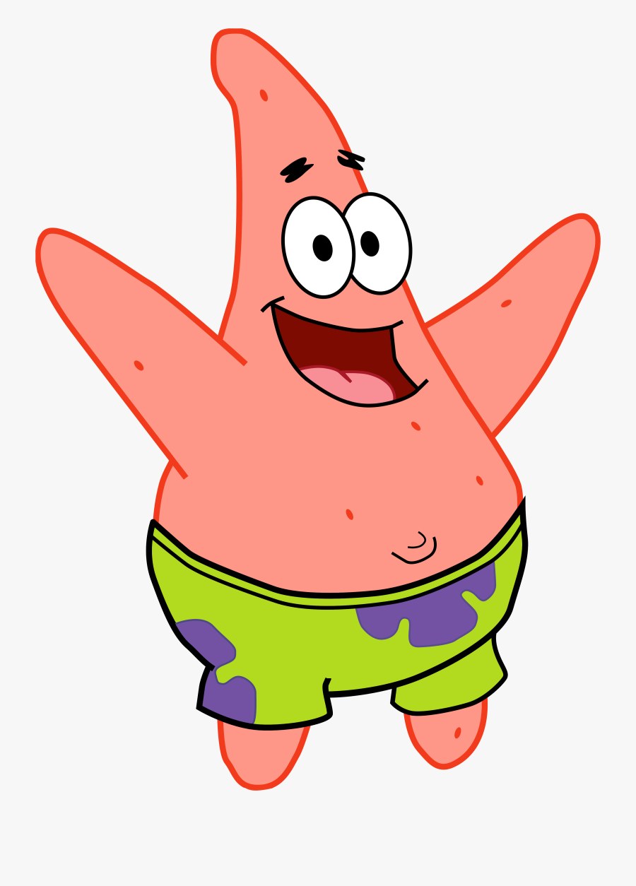 Clip Art Patrick Star Saint S - Patrick Star No Background, Transparent Clipart