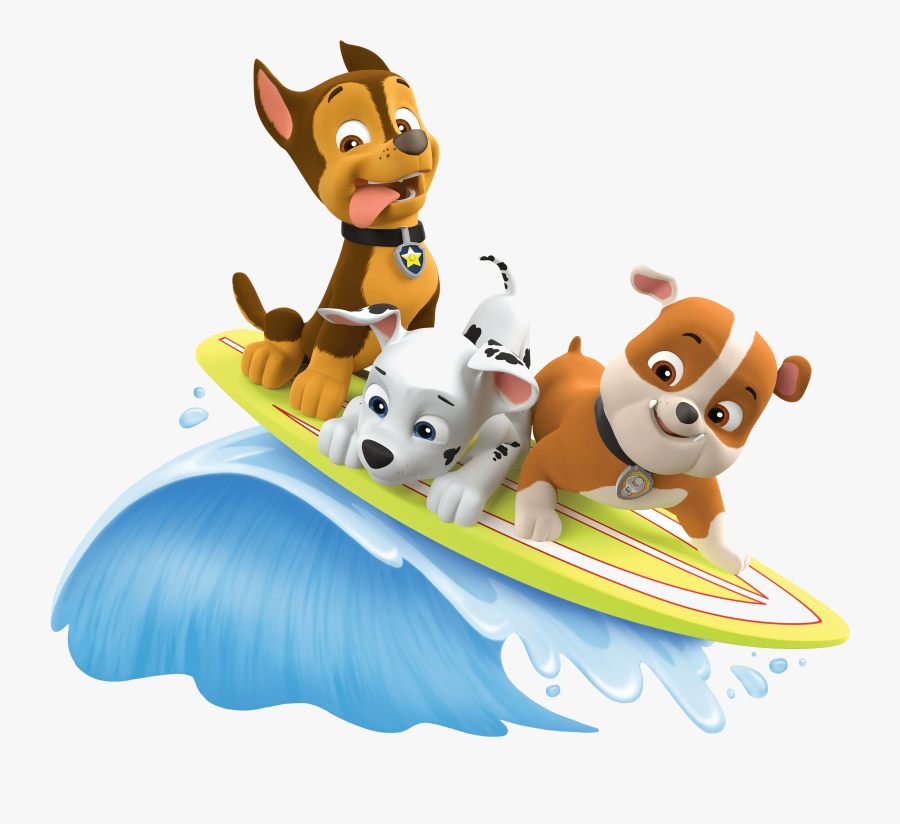 Paw Patrol Free Clipart With Transparent Background - Paw Patrol Pool Party Png, Transparent Clipart