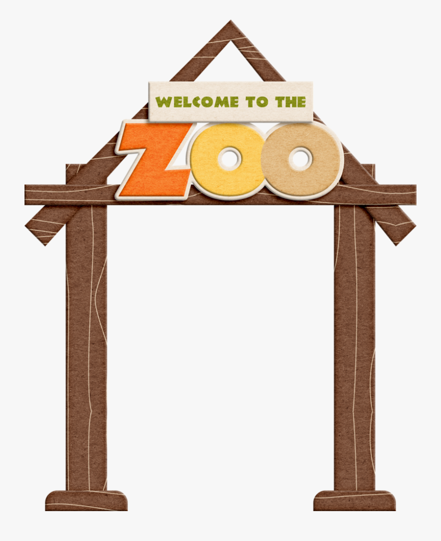 Clip Art Zoo Entrance, Transparent Clipart