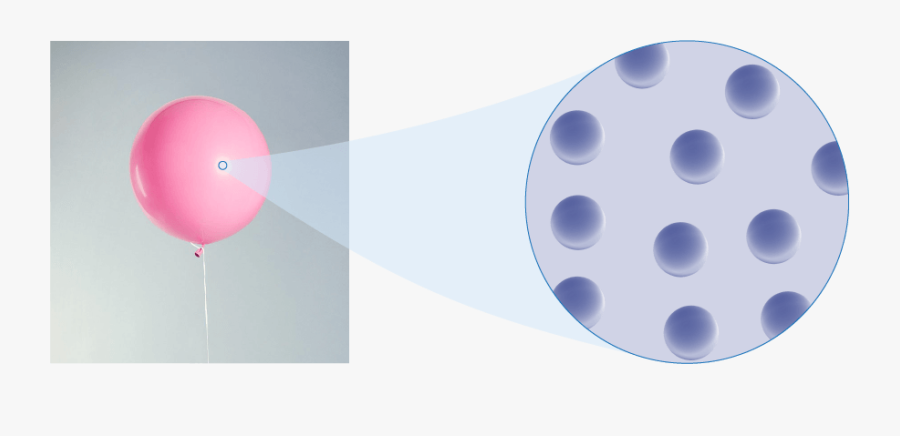 Particles In A Gas - Particles In Gases, Transparent Clipart