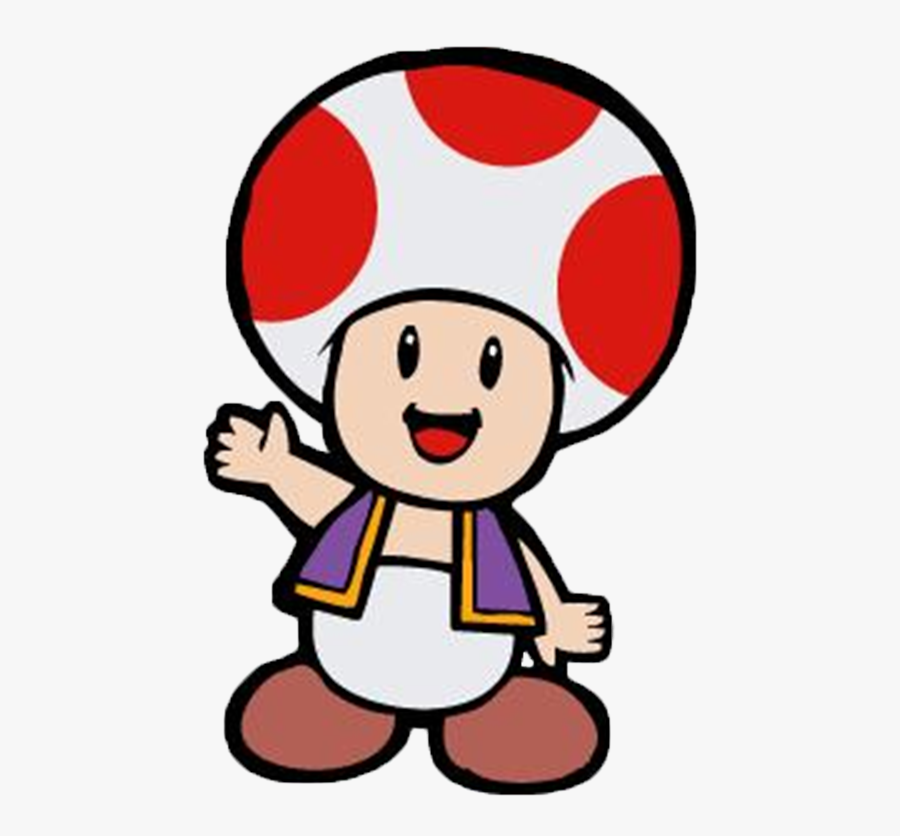 Transparent Toads Clipart - Toad From Mario, Transparent Clipart