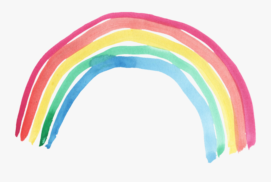 Rainbow Png Watercolour - Rainbow Neon Light Png, Transparent Clipart