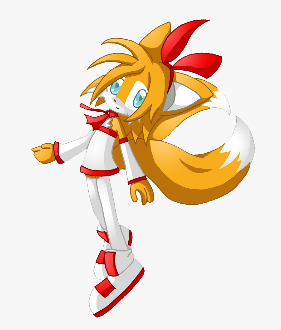 Taila The Fox By Mangled Funtime Fox - Tails As A Girl, Transparent Clipart