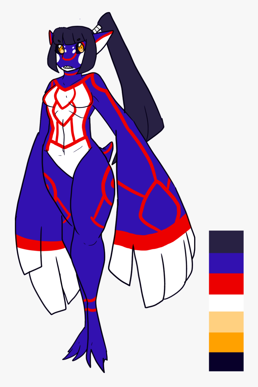 Moana The Kyogre Girl - Kyogre As A Girl, Transparent Clipart