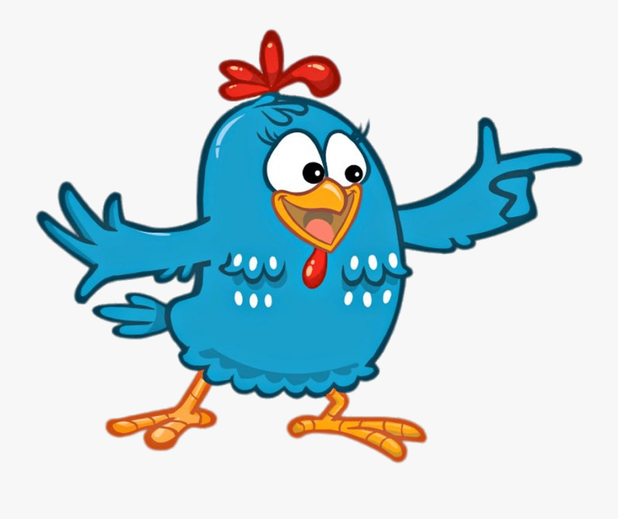 Lottie Dottie Chicken Pointing - Galinha Pintadinha, Transparent Clipart