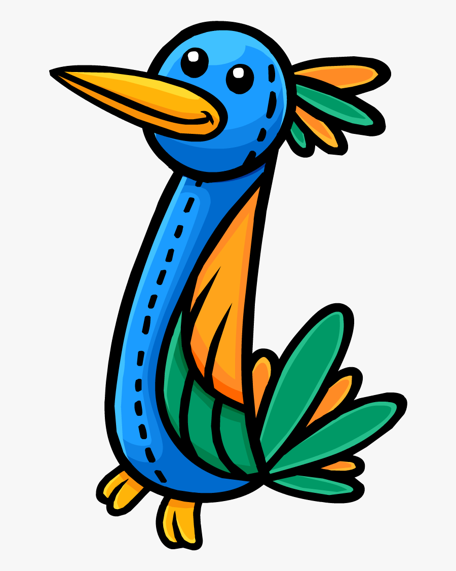 Rare Clipart Tropical Bird - Club Penguin Bird, Transparent Clipart