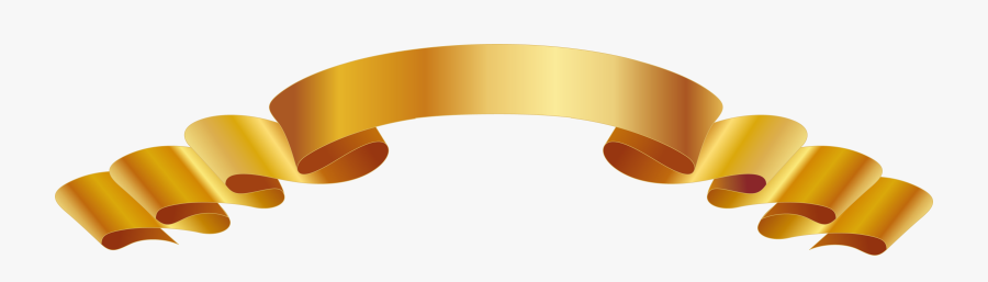 Freeuse Euclidean Download Ribbon Design Transprent - Design Vector Gold Png, Transparent Clipart