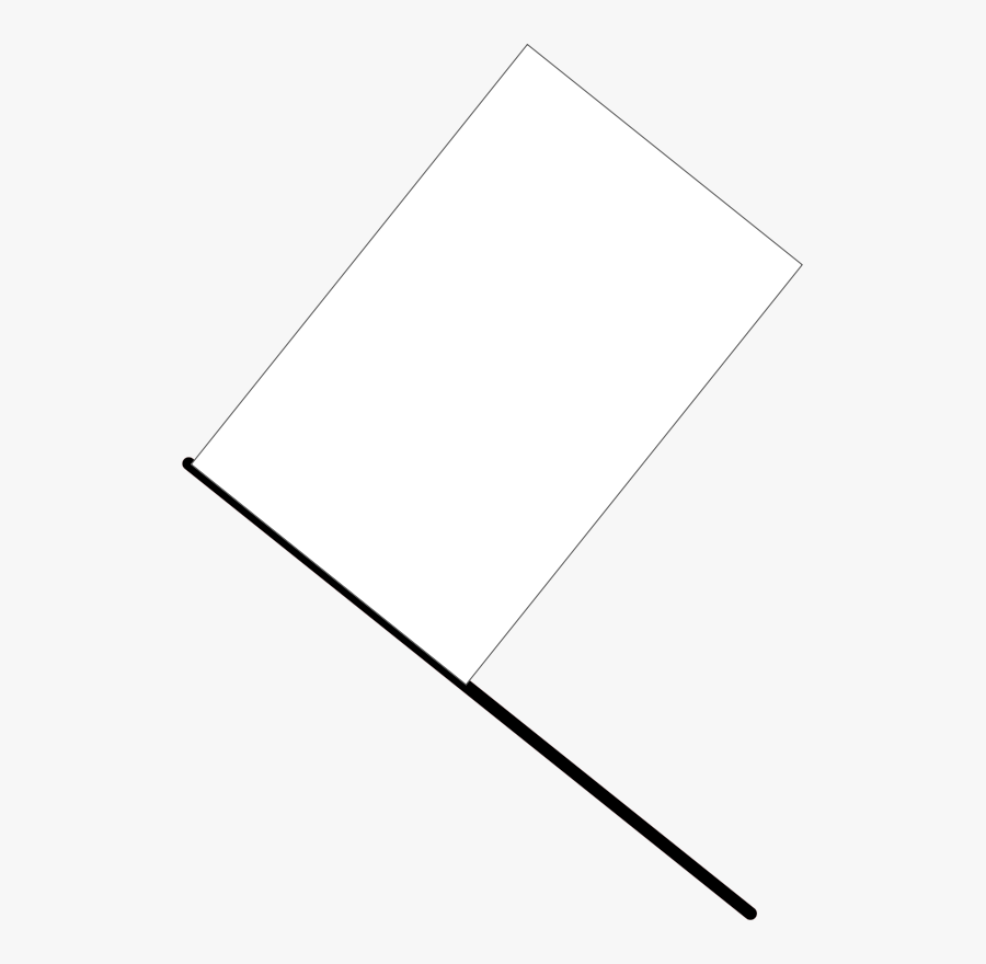 White Flag - Vector Graphics, Transparent Clipart