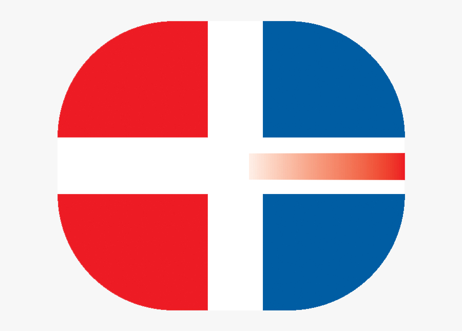 Icelandic And Danish Flag , Png Download - Icelandic And Danish Flag, Transparent Clipart