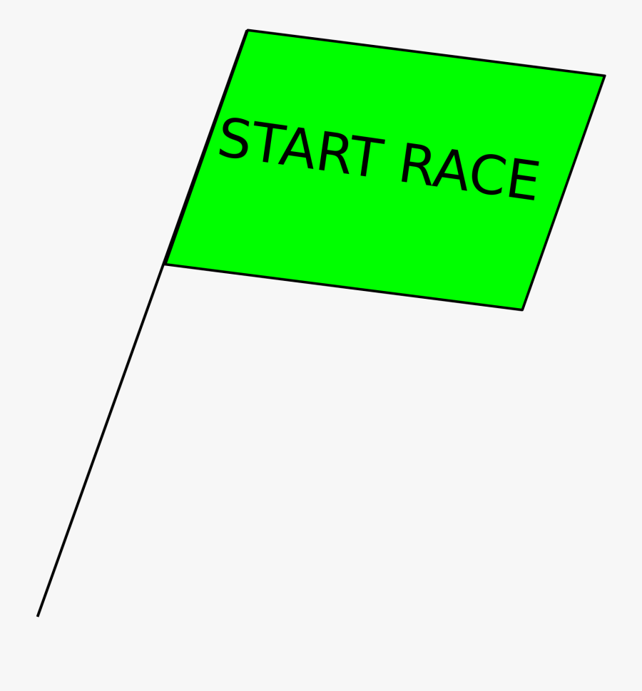 Transparent Race Flag Clipart - Sign, Transparent Clipart