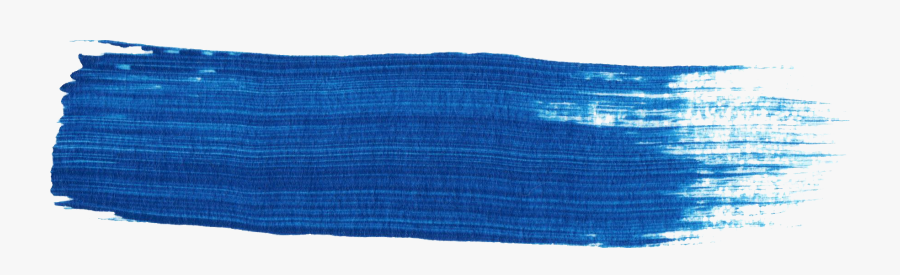 Paint Brush Png Transparent Images - Paint Brush Stroke Blue Png, Transparent Clipart