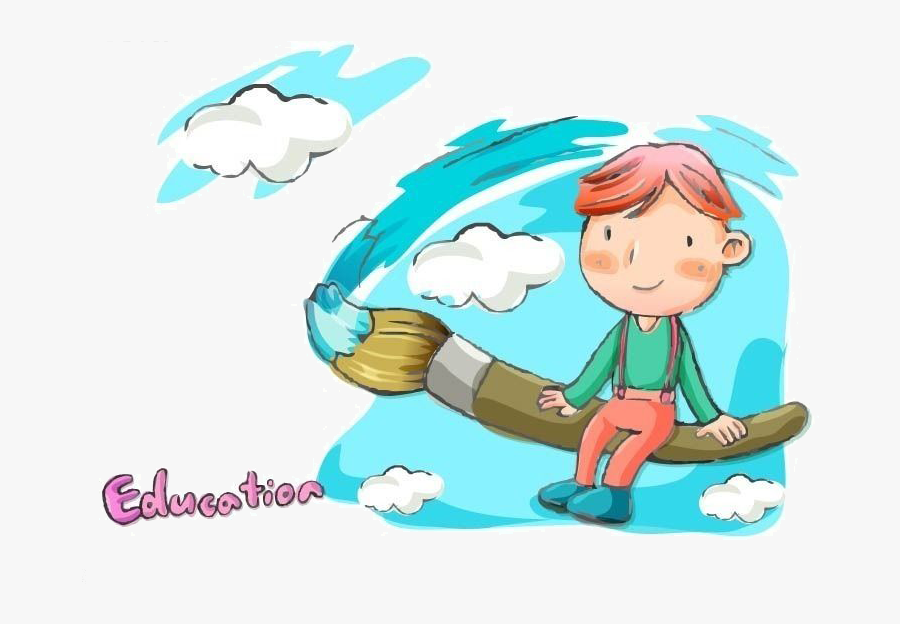 Paintbrush Cartoon Oil Painting - 卡通 水彩 框, Transparent Clipart