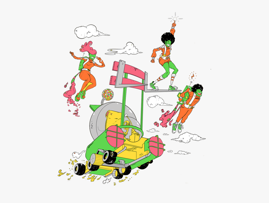 Disco Fork Lift Truck Ipa Drygate Brewing Ⓒ - Cartoon, Transparent Clipart