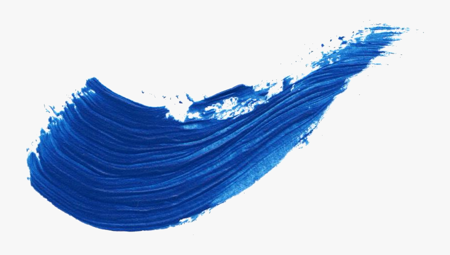 Blue Brush Paint Png, Transparent Clipart