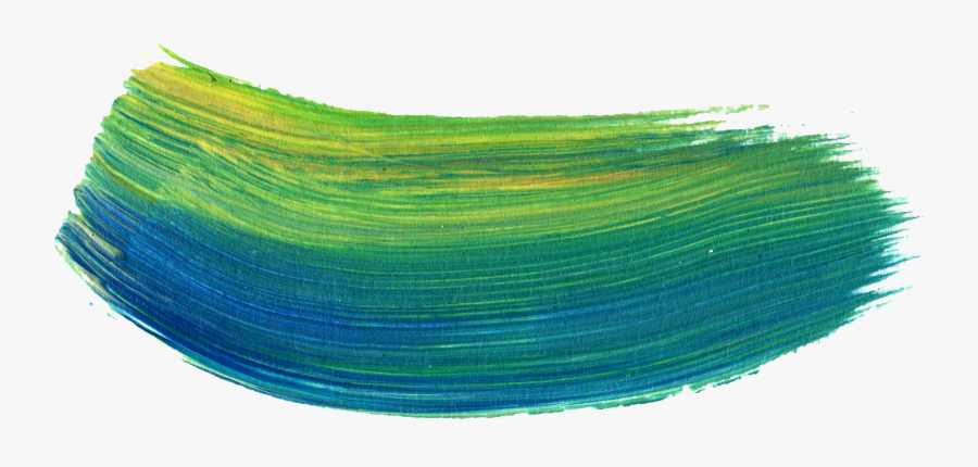 Colorful Paint Brush Strokes Transparent - Paint Brush Stroke Png, Transparent Clipart