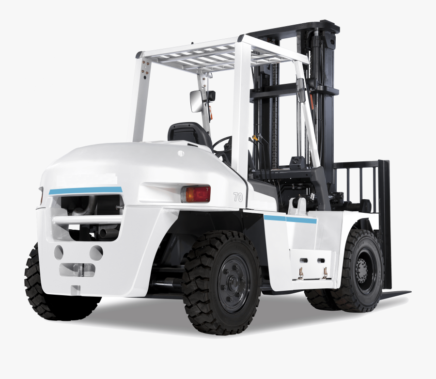 Big Truck Min - Unicarrier 7 Ton Forklift, Transparent Clipart