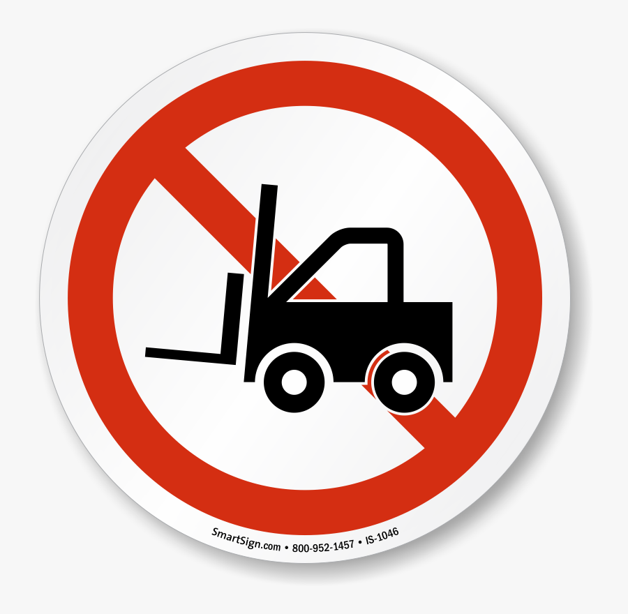 No Symbol Png - Do Not Use Forklift, Transparent Clipart