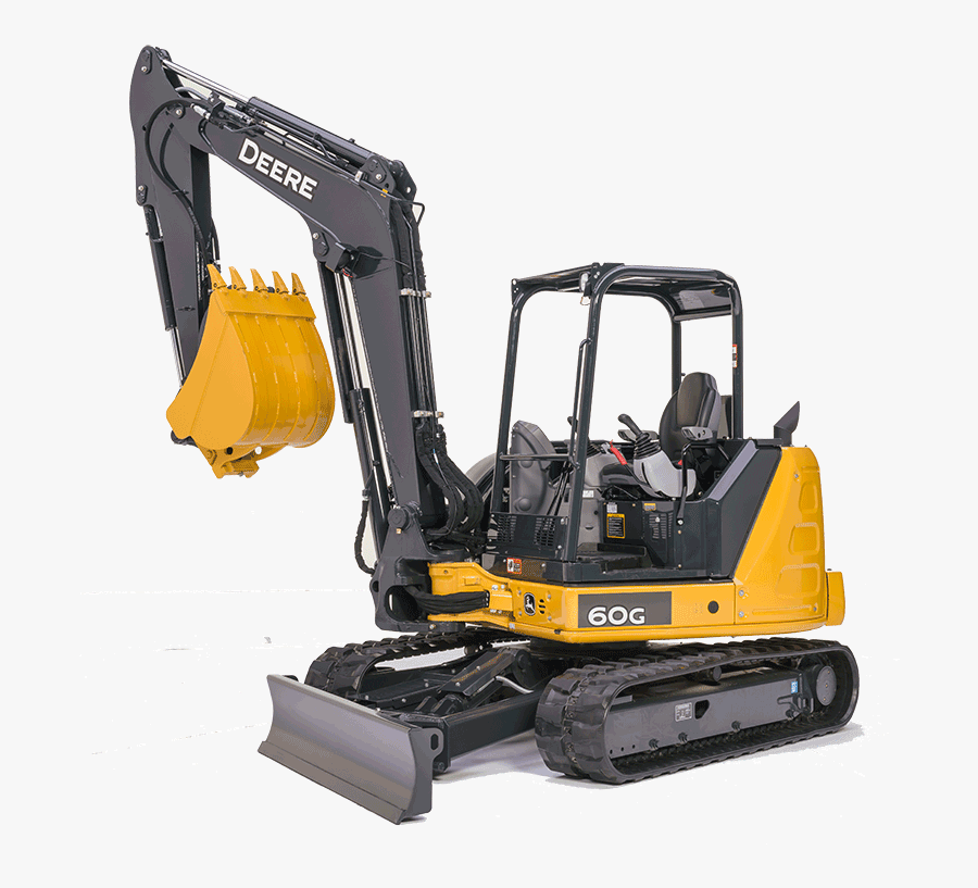 Excavator - John Deere 60g Excavator, Transparent Clipart