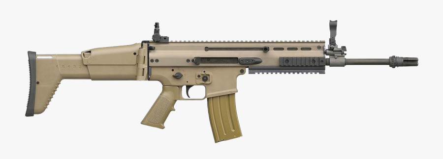 Fn Scar Png - Scar H Assault Rifle, Transparent Clipart